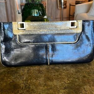 Suen Cooper snakeskin clutch